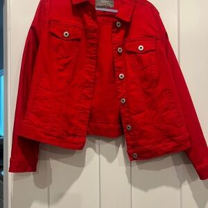 Red Denim Jacket
